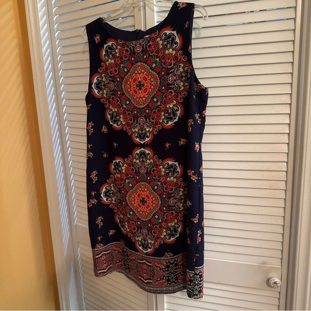 Altar'd State Blue Black Sheath  Dress